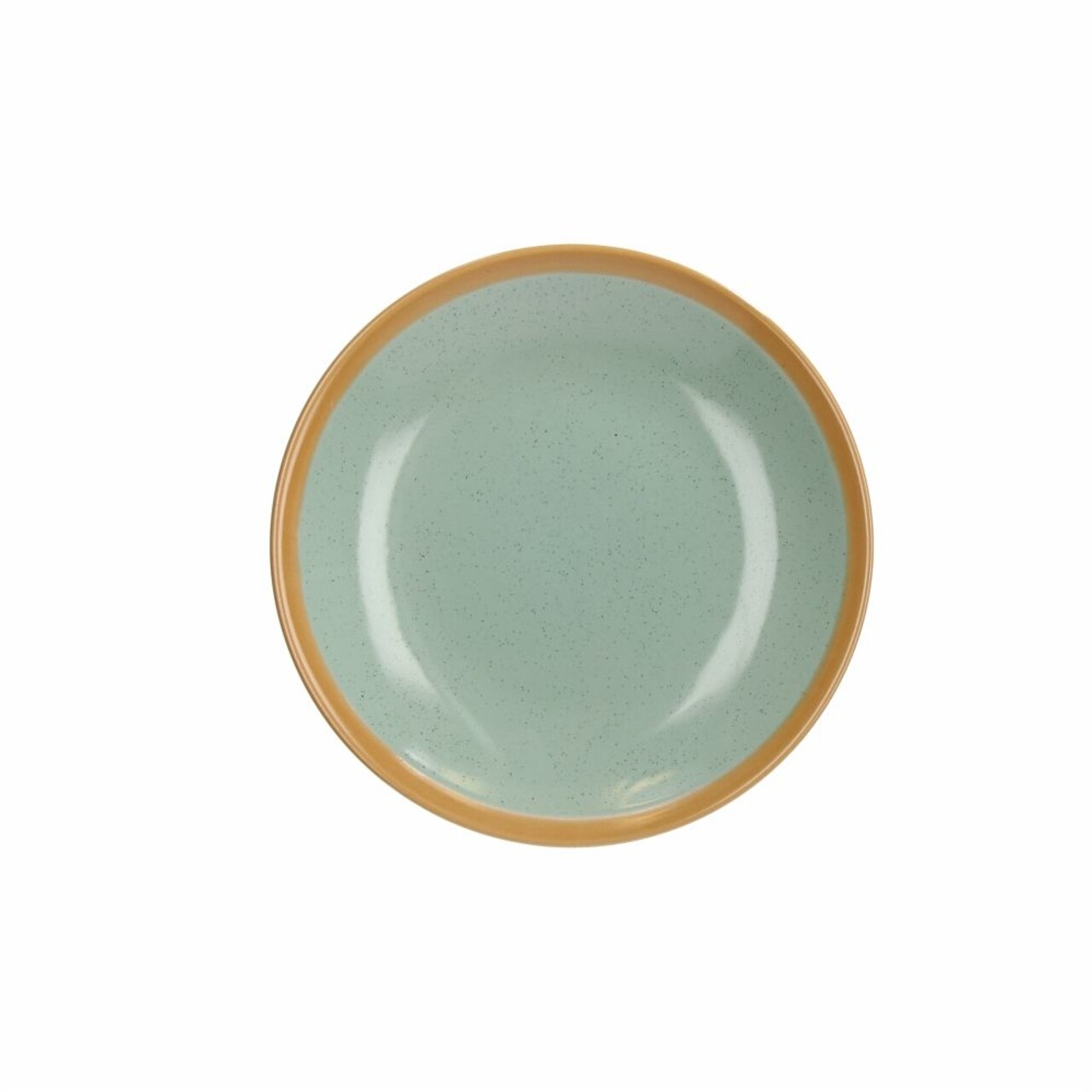 Farfurie pentru desert, Tognana, Woody, 21 cm Ø, ceramica, pictata manual, verde - imagine 3